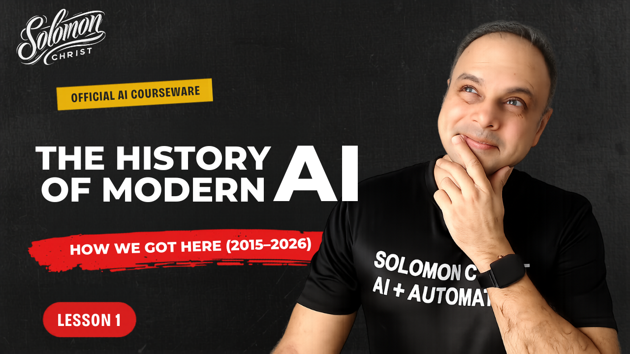 History of Modern AI Masterclass