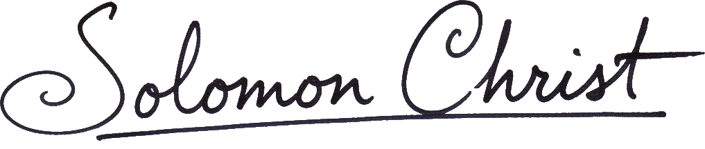 Solomon Christ Signature